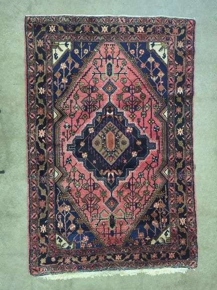 Persian Hamadan rug 80x53" image