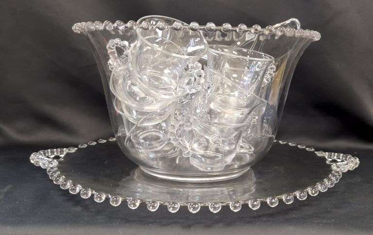 Candlewick Punch Bowl Set image
