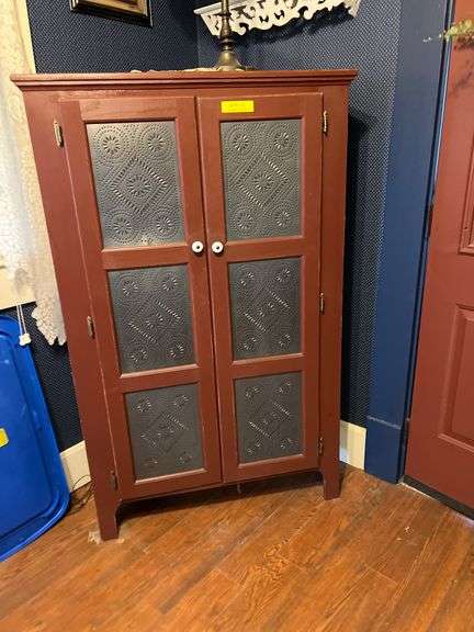 Pierced Tin Cupboard image