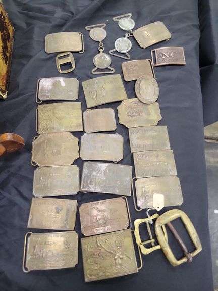 26 Brass Belt Buckles image
