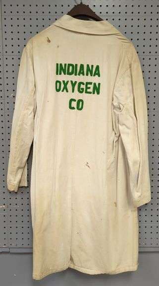 Vintage Indiana Oxygen Shop Coat image