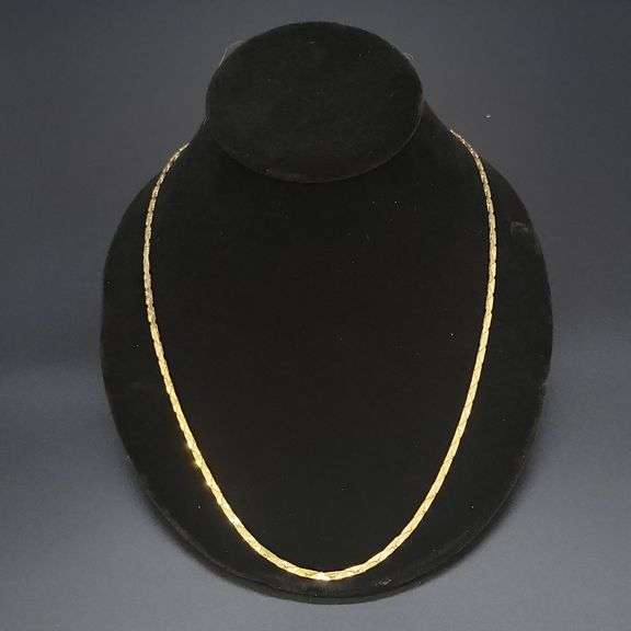 14k yellow gold chain 18" 7.07 dwt image