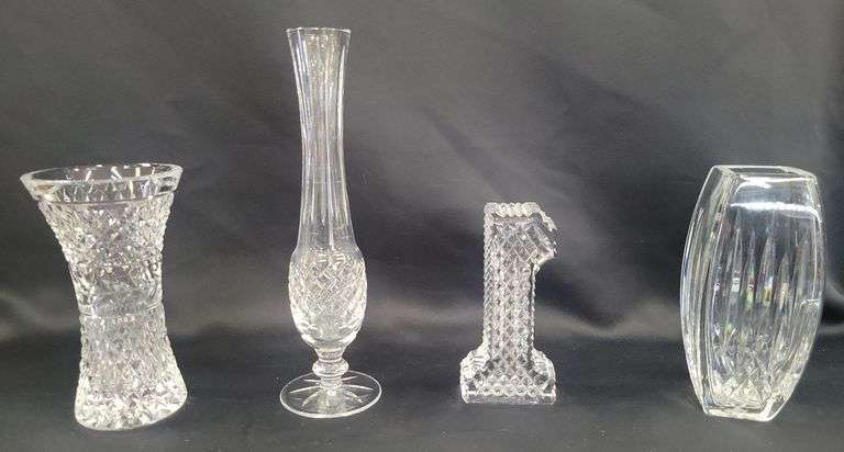 3  Waterford Crystal vases, #1 image