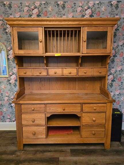 Vaughn Bassett oak sideboard image