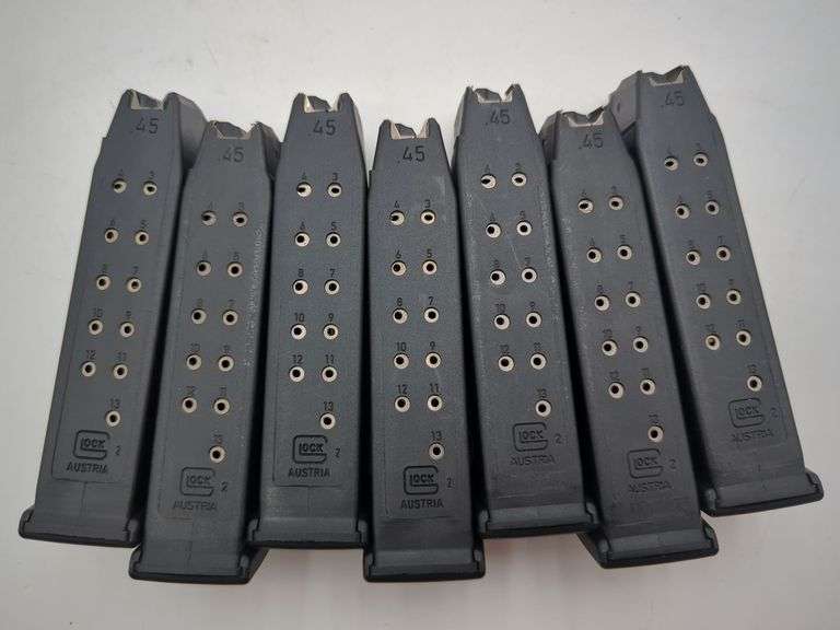 .45 ACP 13 rd. Glock Magazines(x7) image