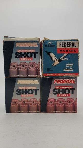12 Gauge Assorted Federal Shotshells(94 total) image