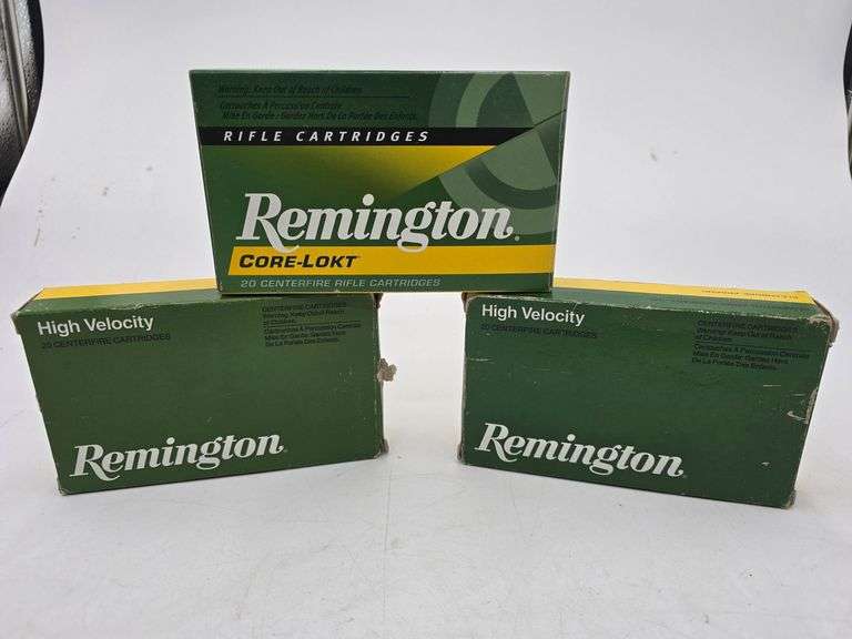 270 WIN 130 Grain Remington High Velocity & Core-Lokt (partially used) Ammunitions image