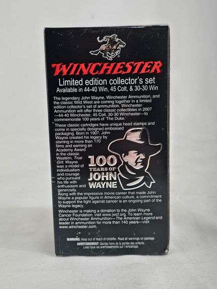 WINCHESTER 44-40 WIN JOHN WAYNE 100 YEARS OF JOHN WAYNE (1 BOX) image