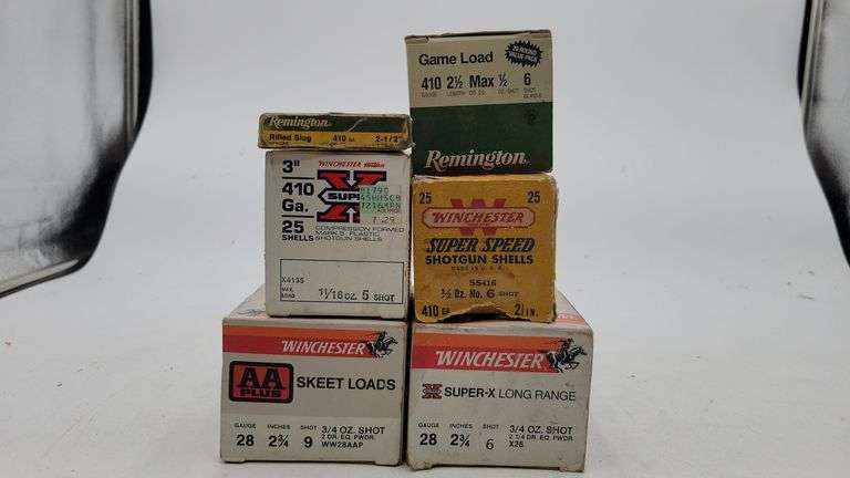 410 & 28 Gauge Winchester/Remington Shotshells(71 total) image