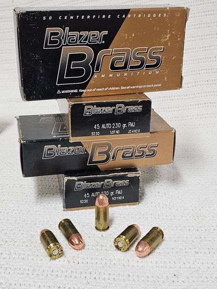 Blazer Brass 45 Auto 230 grain FMJ(50 rounds each, 4 boxes) image