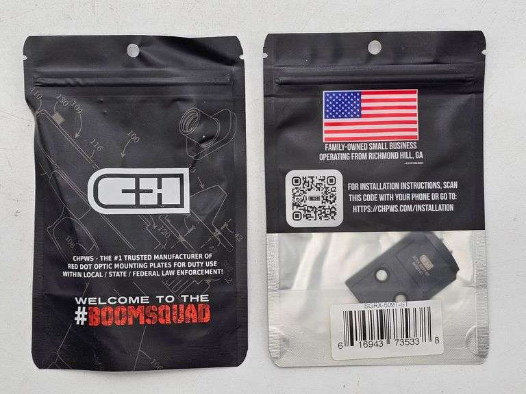 C&H Precision(CHPWS) GL-509T-ST Optics Mounting Plates(2x, unopened) image