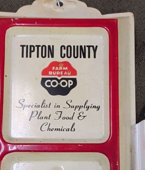 Tipton County Farm Bureau Co-op Thermometer & Handy-Temp Thermometer image