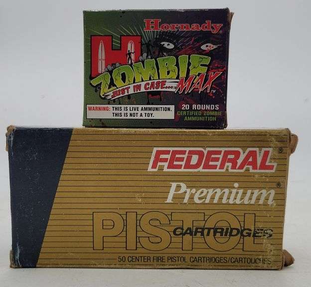 Federal .44 REM Magnum Rounds(~50), Hornady Zombie Max .40 S&W Rounds(~20) image
