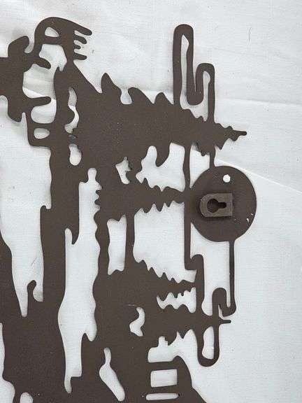 WOODLAND DEER METAL WALL ART image