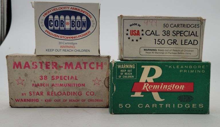 .38 Special Rounds Mixed Lot: Winchester, Remington, Master Match, Corbon(~93 total image