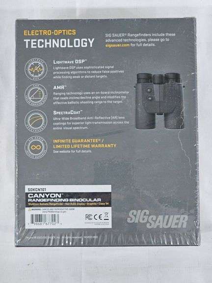 SIG SAUER CANYON 10X42MM BALLISTIC RANGEFINDER(Unopened, sealed box) image