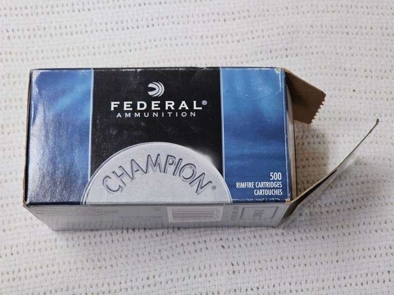Federal Ammunition Champion High Velocity 22LR(~350 Rounds, partial Case) image