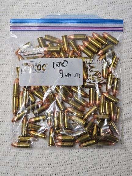 100 Rounds Assorted 9mm Ammunition image