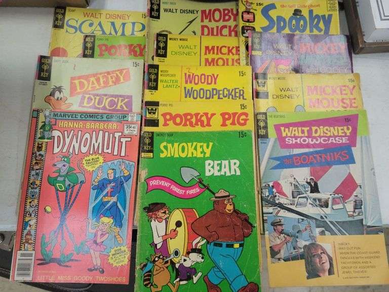 Lot of Assorted Comic Books featuring Daffy Duck, Porky Pig, and Walt Disney image