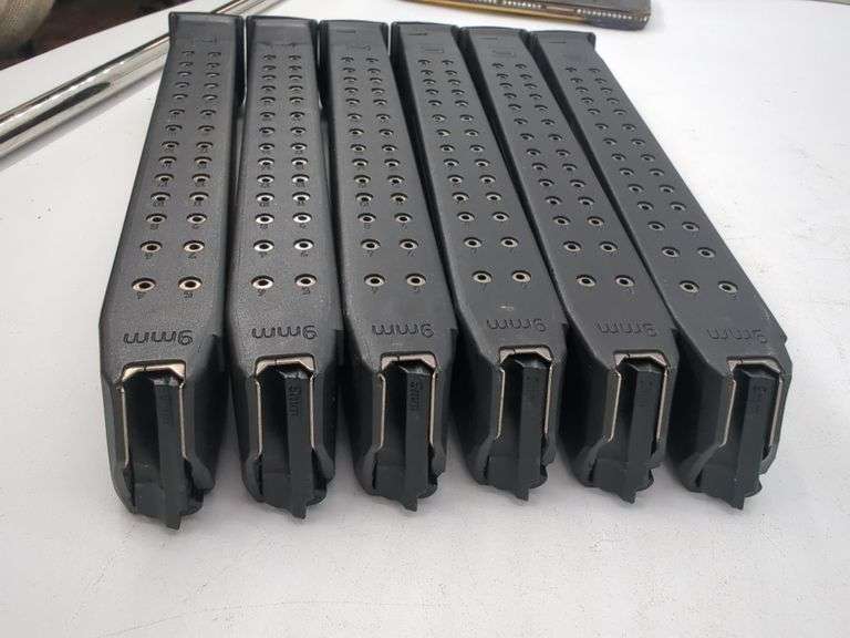 6x 30 round 9mm Glock Magazines image