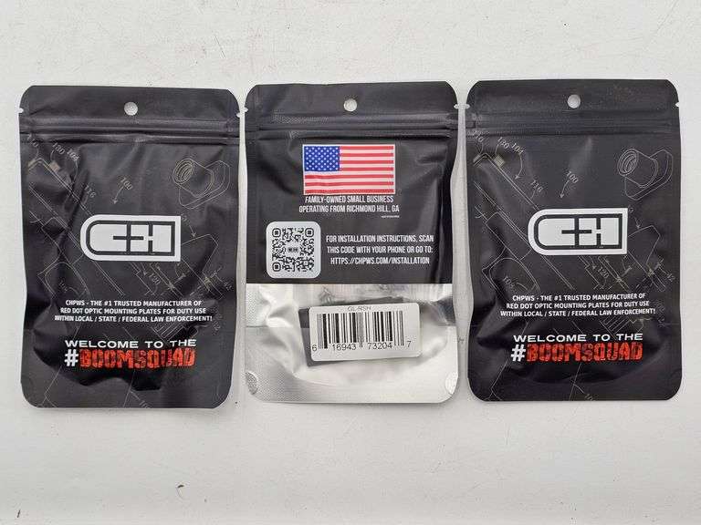 C&H Precision(CHPWS) GL-RSH Optics Mounting Plates(3x, unopened) image