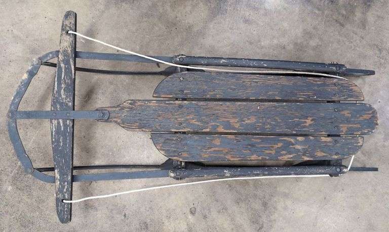 Antique Flexible Flyer Sled image