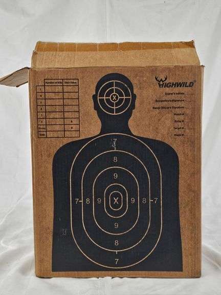 BOX OF ~50 HIGHWILD 13"X16" CARDBOARD TARGETS image