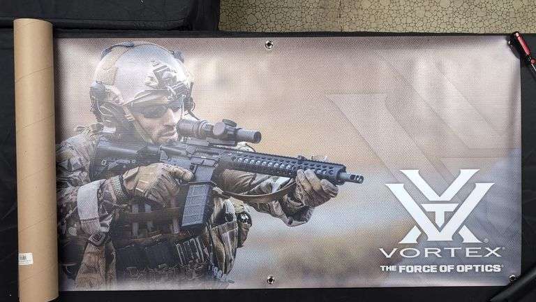 2x Vortex Optics Promotional Vinyl Printed Banners(48 x 24 in.) image