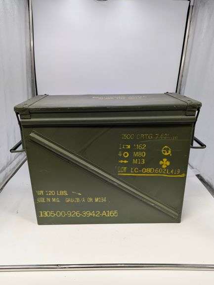 Large 7.62mm Ammo Can(no rounds, fits 1500 cartridges) image