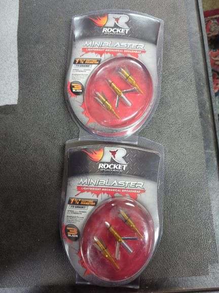 Mechanical Broadhead Packs(2x Rocket BroadHeads MiniBlaster 3 Pack) image