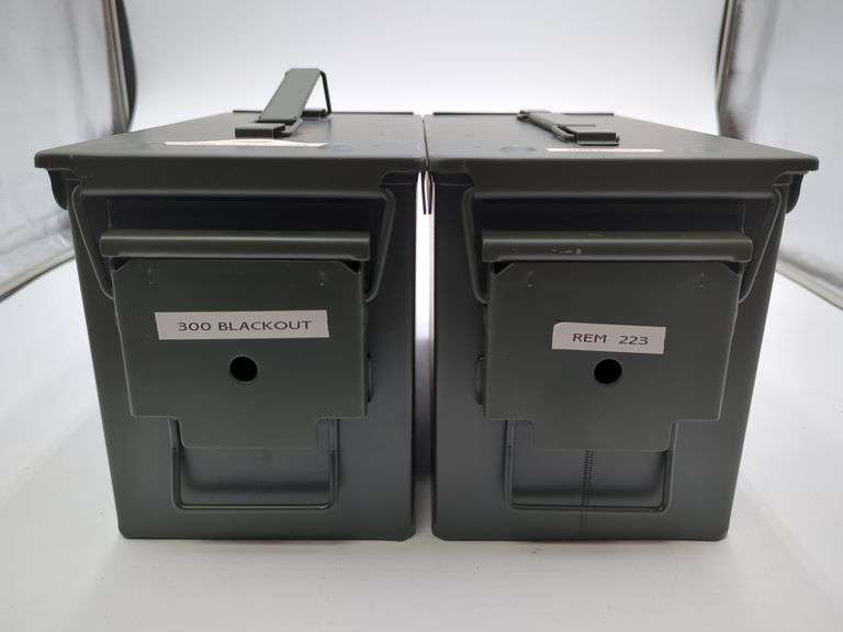.50 Cal Ammo Cans(x2) 12x7.5x6 image