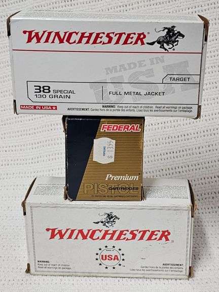 Assorted .357 Magnum & .38 Special Ammo, approximately 80 rounds total(~50 Rounds .357, ~30 rounds .38) image
