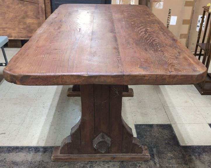 Rustic Style Wooden Dining Table image