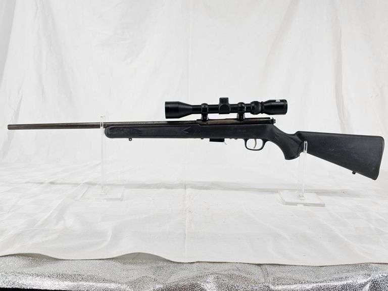 Savage  93R17  17HMR Rifle  S/N: 1610436  Bushnell 3x-9x40mm Scope, 1 Magazine image