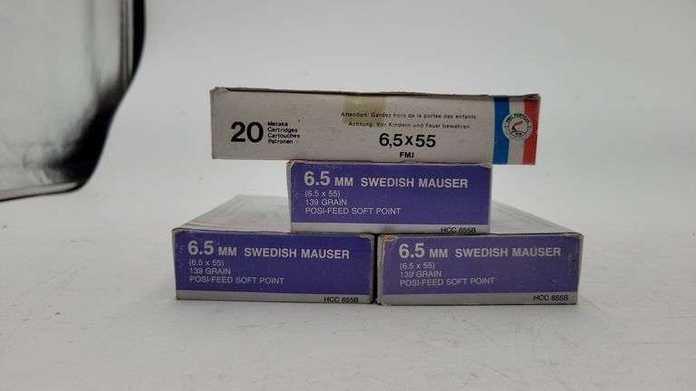 6.5 x 55 mm Century Arms/Hansen Cartridge Company(~80 total) image