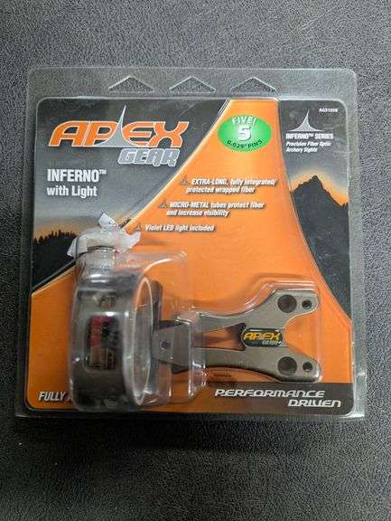 Apex Gear Inferno with Light 5 Pin Archery Sight image