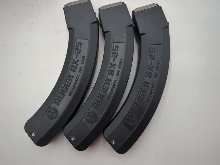 3x Ruger BX Series 22LR Magazines (25rds 22LR Precision Rimfire Magazine) image