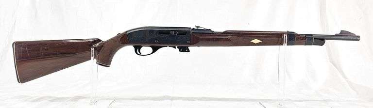 Remington  22 LR  Model: 66 Semi-Automatic Rifle  S/N: 2276133  1 Magazine, Electrical tape on cracked forestock image