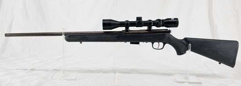 Savage  93R17  17HMR Rifle  S/N: 1610436  Bushnell 3x-9x40mm Scope, 1 Magazine image