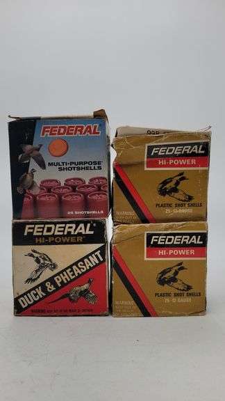 12 Gauge Assorted Federal Shotshells(59 total) image