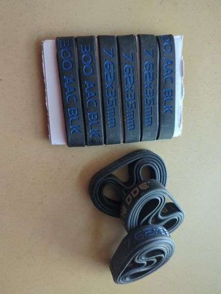 4x Sets of AR-15 Style Magazine Ammo Bands image