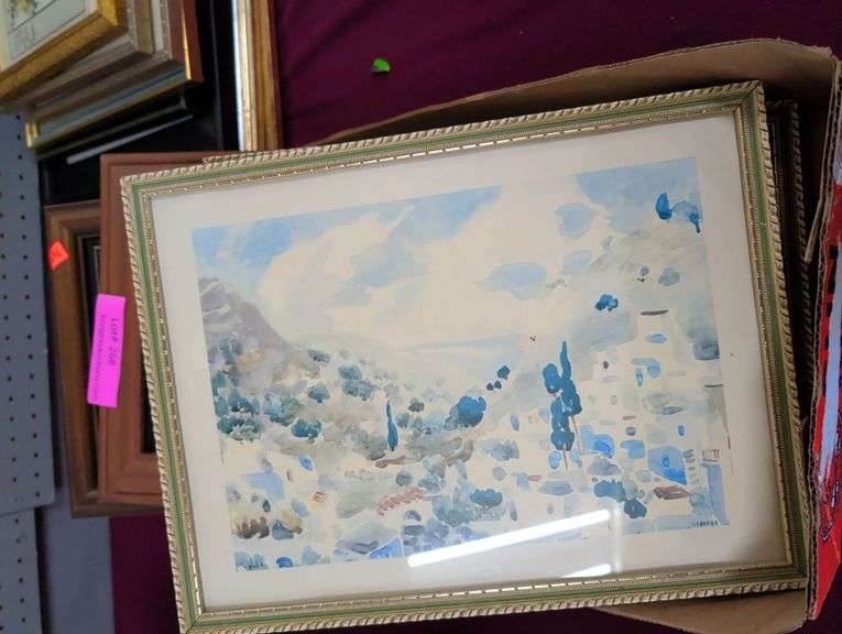 Framed Art Collection - Landscapes, Cityscapes, Floral, and Architectural Prints image