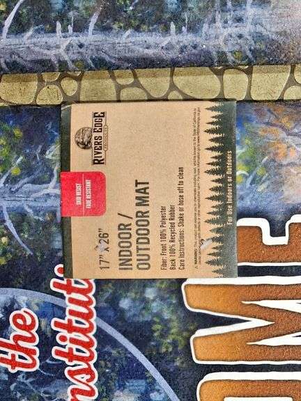 LOT OF 5 17"X26" INDOOR/OUTDOOR MATS image