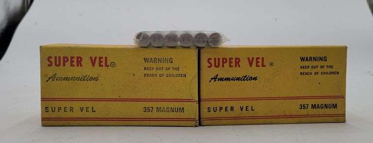 .357 Magnum Rounds: Super Vel(~80), Misc.(6), ~86 rounds total image