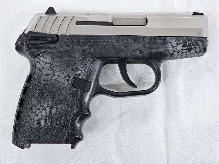 SCCY MODEL CPX-1  9MM  SEMI AUTOMATIC PISTOL   SN# 786264  STAINLESS image