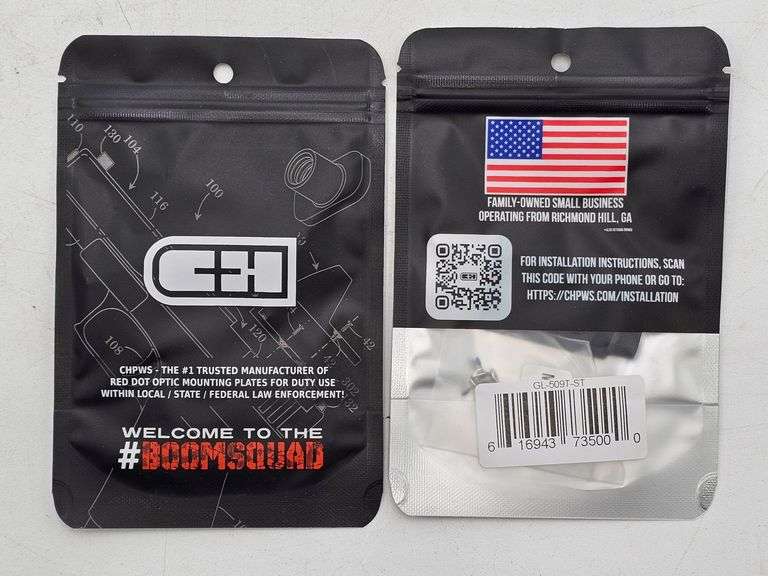 C&H Precision(CHPWS) GL-509T-ST Optics Mounting Plates(2x, unopened) image