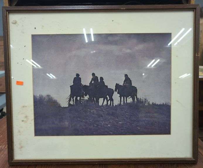 Framed Print of Riders on Horseback image