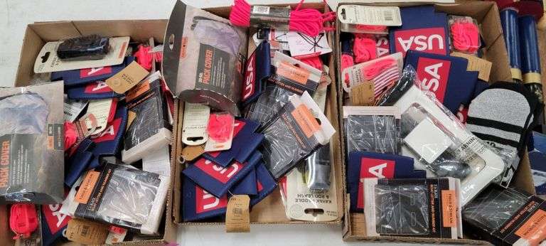 3 Flats of Mixed Sporting Goods Accessories image