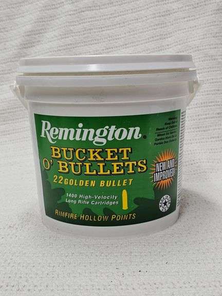 Remington Bucket O' Bullets 22 Golden Bullet(1400 Rounds) image