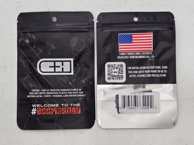 C&H Precision(CHPWS) SGRX-HOLOk Optics Mounting Plates(2x, unopened) image